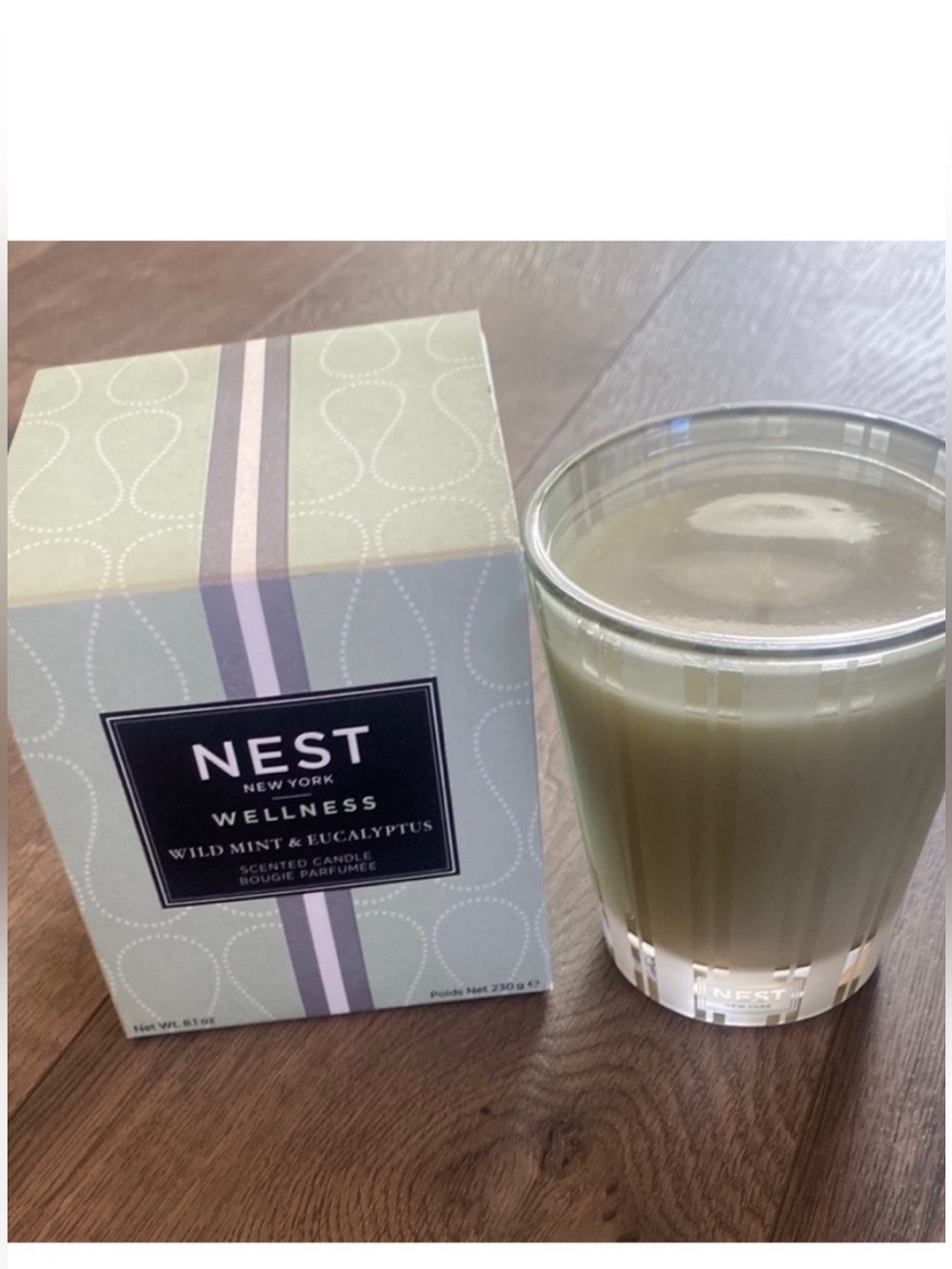 NEST Fragrances Wellness Wild Mint & Eucalyptus Scented Classic Candle